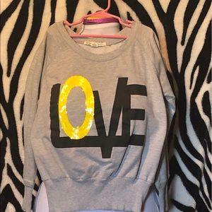 2 for $15 🔥 Derek Heart LOVE sweatshirt size small